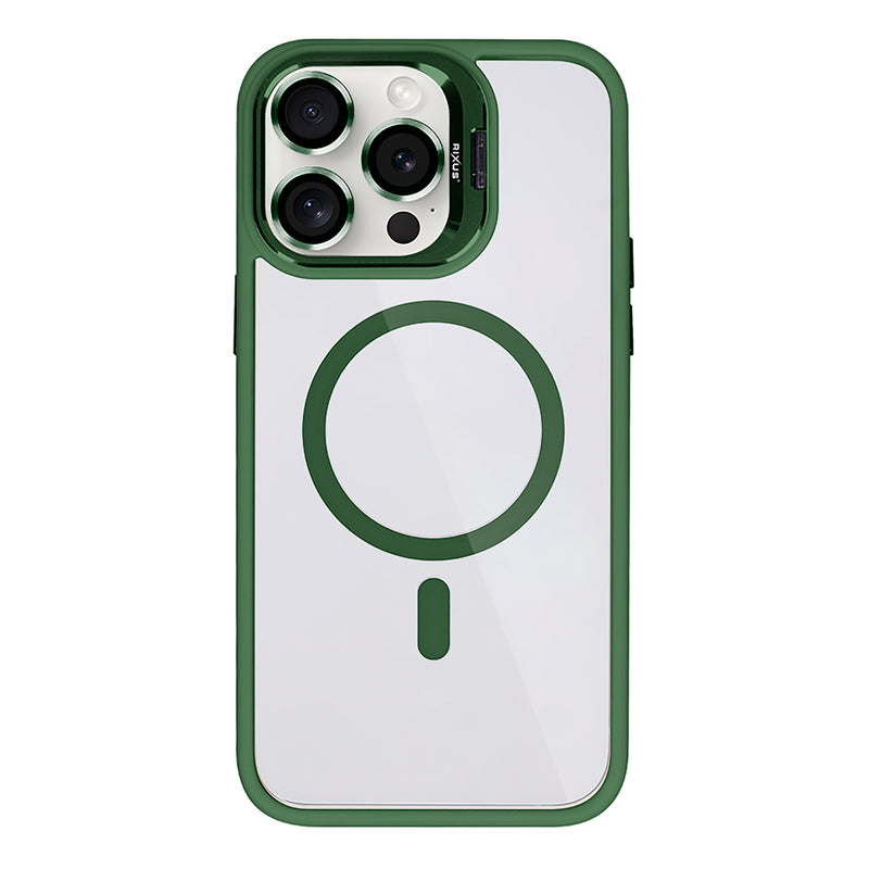 Rixus Classic 03 mørkegrøn MagSafe cover til iPhone 15 Pro Max