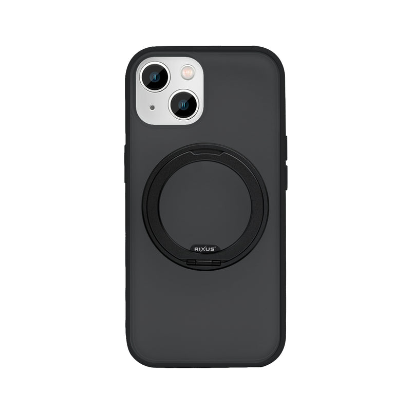 Rixus SnapGrip 360 sort cover til iPhone 15