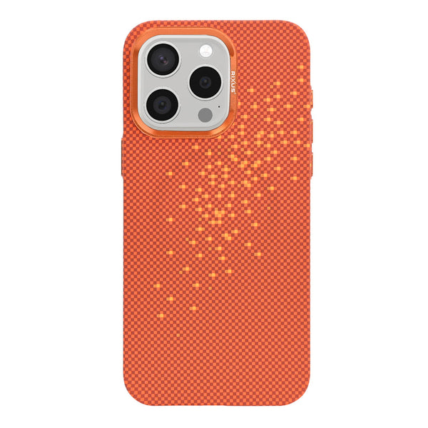 Rixus Alpine Galaxy Orange MagSafe cover til iPhone 15 Pro Max