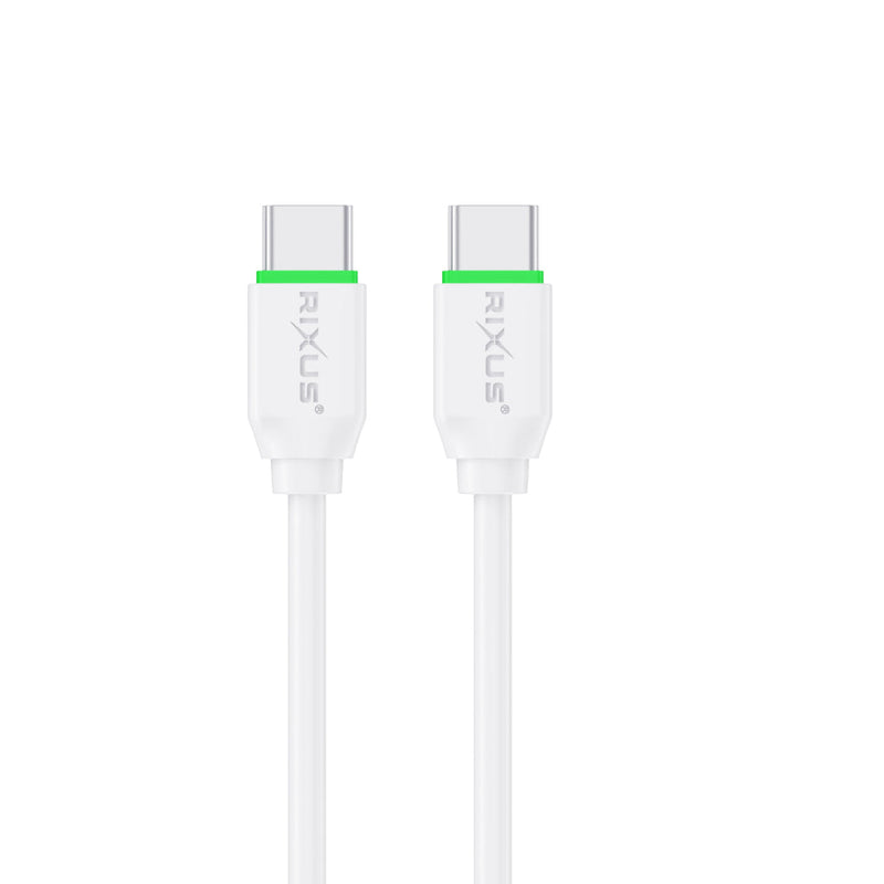 Rixus USB-C til USB-C kabel 1 m 60W