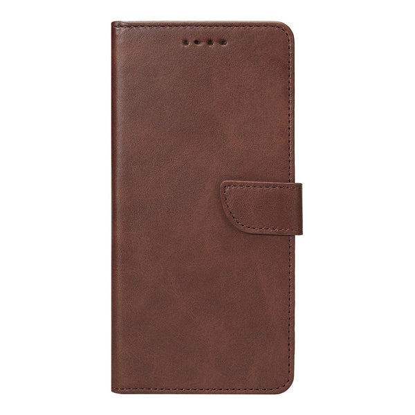 Rixus Bookcase Flipcover til iPhone 16 - Brun