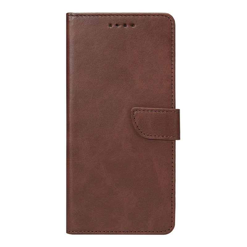 Rixus Bookcase Flipcover til iPhone 16 - Brun