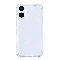 Rixus Anti-Burst Cover til iPhone 16 - Transparent