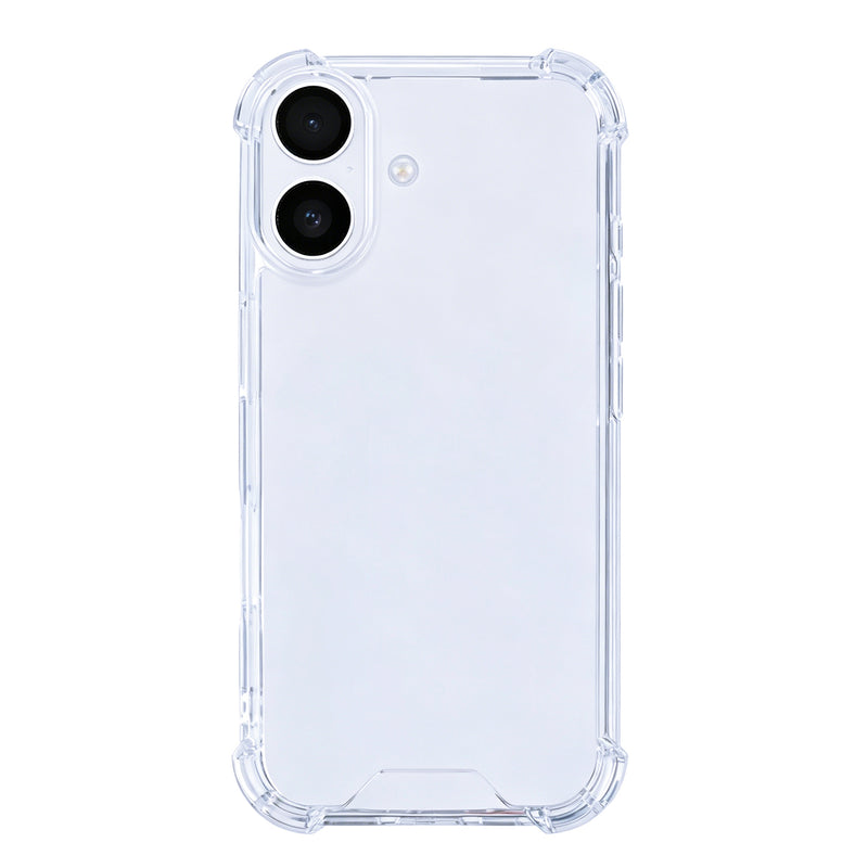 Rixus Anti-Burst Cover til iPhone 16 - Transparent