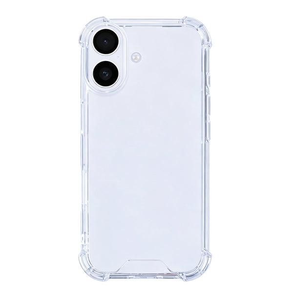 Rixus Anti-Burst Cover til iPhone 16 Plus - Transparent