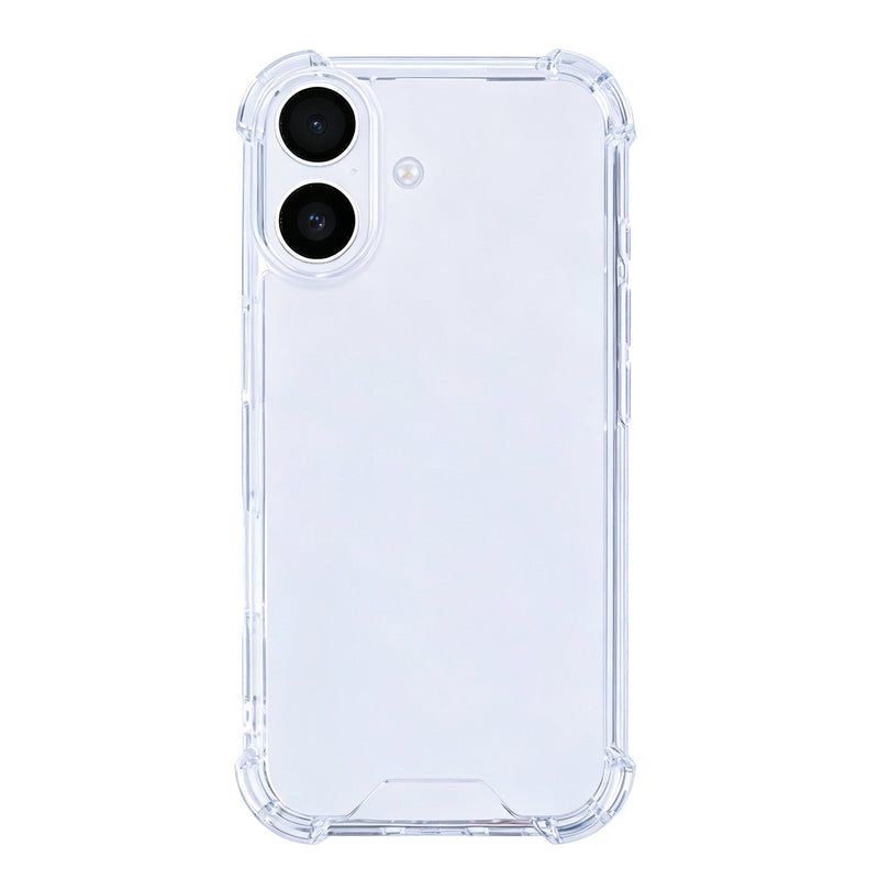 Rixus Anti-Burst Cover til iPhone 16 Plus - Transparent