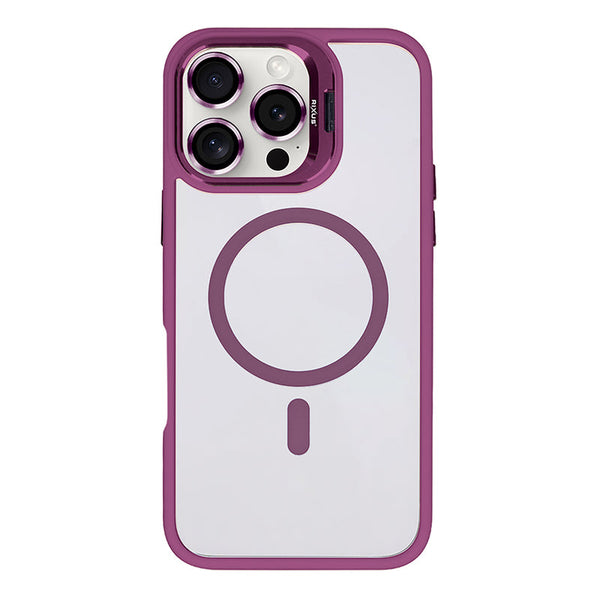 Rixus Classic 03 MagSafe Cover til iPhone 16 Pro - Mørk pink