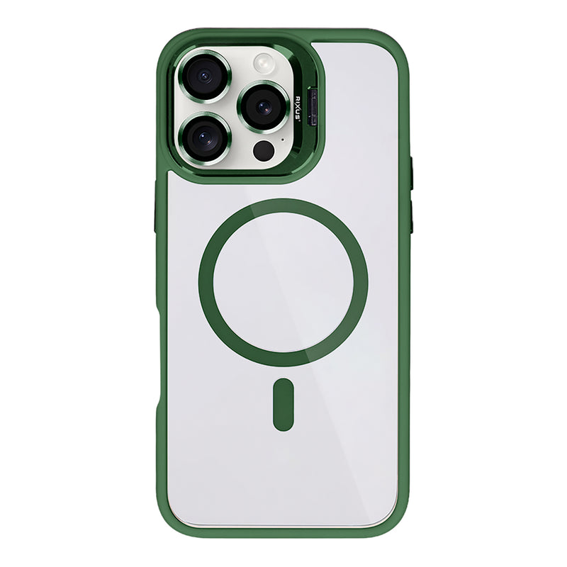 Rixus Classic 03 MagSafe Cover til iPhone 16 Pro - Mørkegrøn