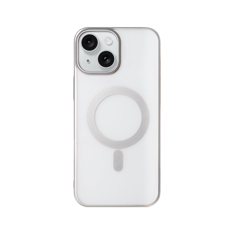 Rixus Instinct Mag sølv cover til iPhone 15