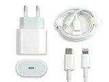 🔌 20W USB-C Opladersæt – Kompatibelt til iPhone &amp; iPad