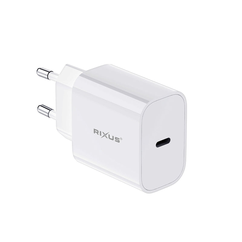 Rixus RX2021 hvid 20W USB-C-oplader