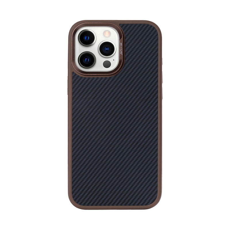 Rixus Mag Carbon brun MagSafe cover til iPhone 15 Pro