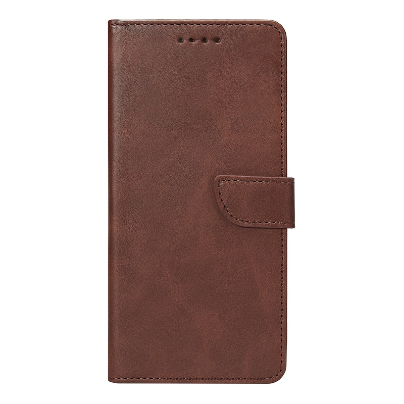 Rixus Bookcase flipcover til iPhone 14 - brun