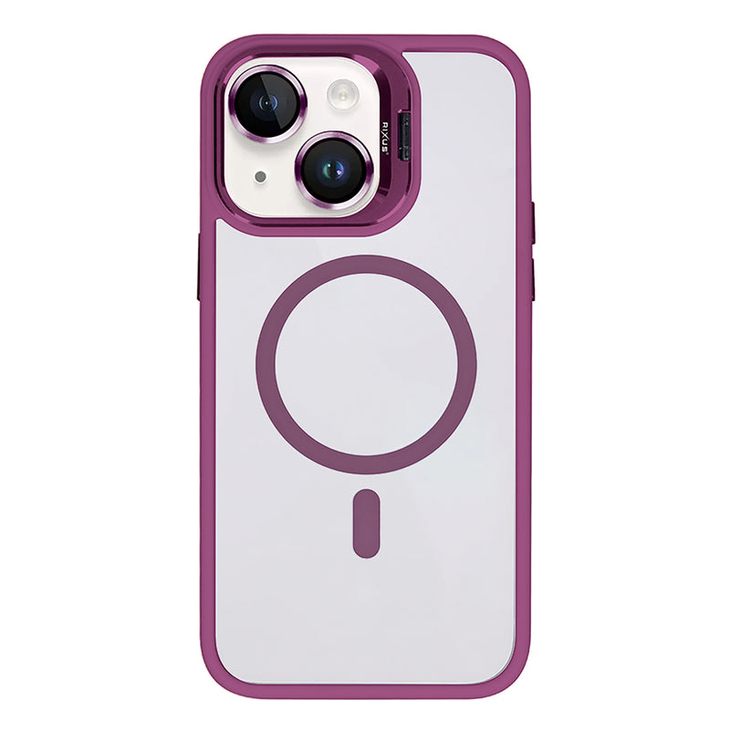 Rixus Classic 03 MagSafe cover til iPhone 14 - mørk pink