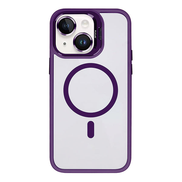Rixus Classic 03 MagSafe cover til iPhone 14 - lilla