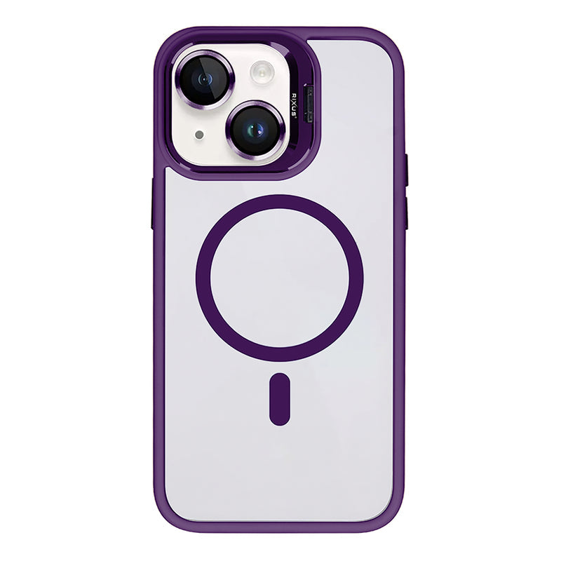 Rixus Classic 03 MagSafe cover til iPhone 14 - lilla