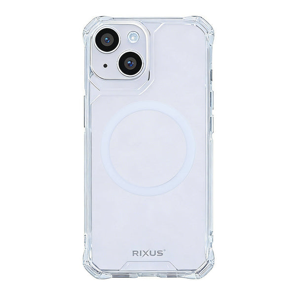 Rixus Armor-X MagSafe cover til iPhone 14 Plus - transparent
