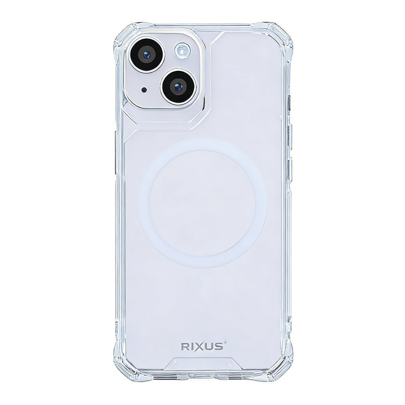 Rixus Armor-X MagSafe cover til iPhone 14 Plus - transparent