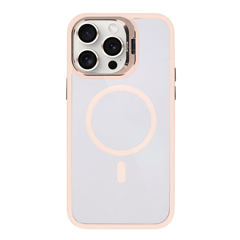 Rixus Classic 03 MagSafe cover til iPhone 14 Pro - lyserød