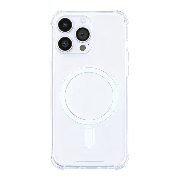 Rixus Anti-Burst MagSafe cover til iPhone 14 Pro Max - transparent