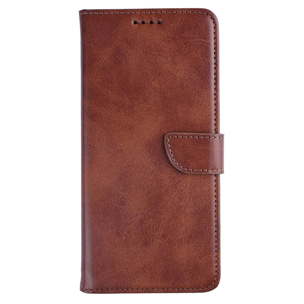 Rixus Bookcase flipcover til iPhone 14 Pro Max - brun