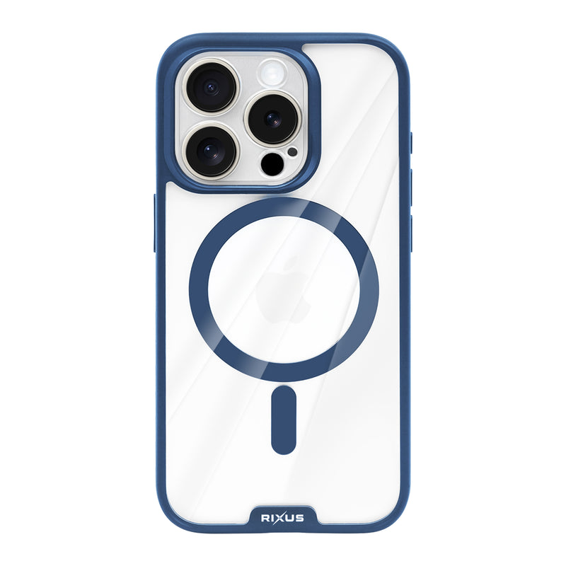 Rixus Crystal Amber cover til iPhone 14 Pro Max - blå