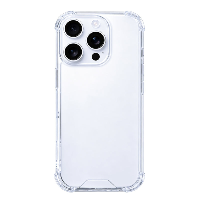 Rixus Anti-Burst cover til iPhone 16 Pro Max – Transparent