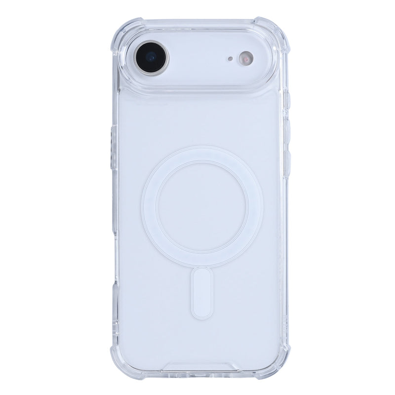 Rixus Anti-Burst MagSafe cover til iPhone 17 Air – Transparent