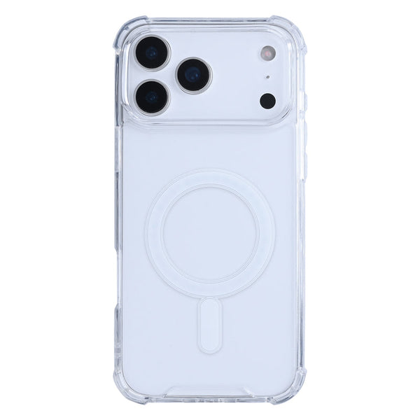 Rixus Anti-Burst MagSafe cover til iPhone 17 Pro - transparent