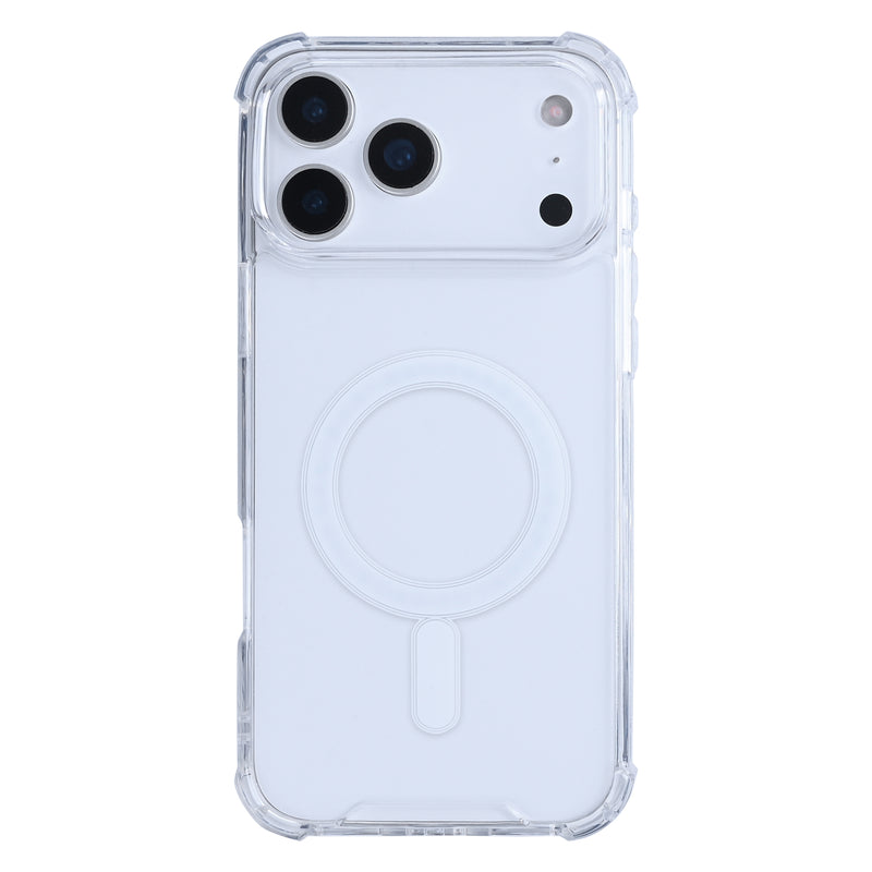 Rixus Anti-Burst MagSafe cover til iPhone 17 Pro - transparent