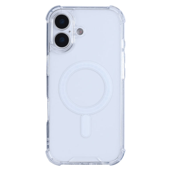 Rixus Anti-Burst MagSafe cover til iPhone 17 - transparent