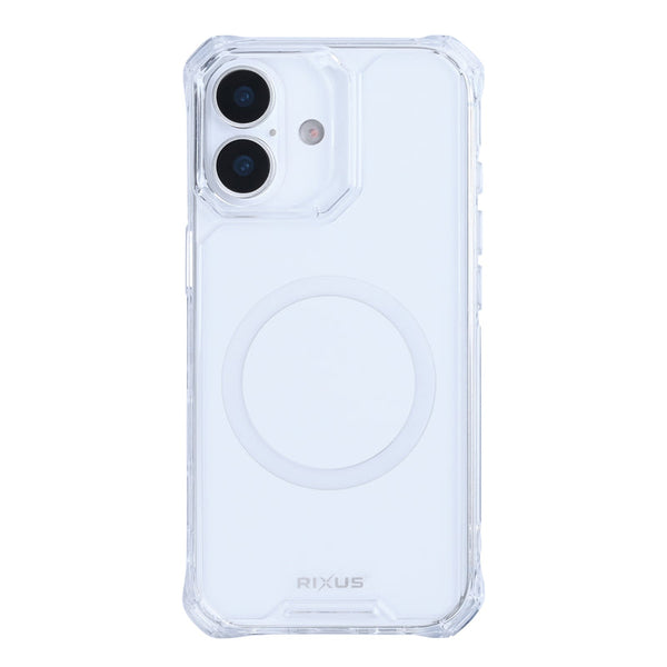 Rixus Armor-X MagSafe cover til iPhone 16 Plus – Transparent