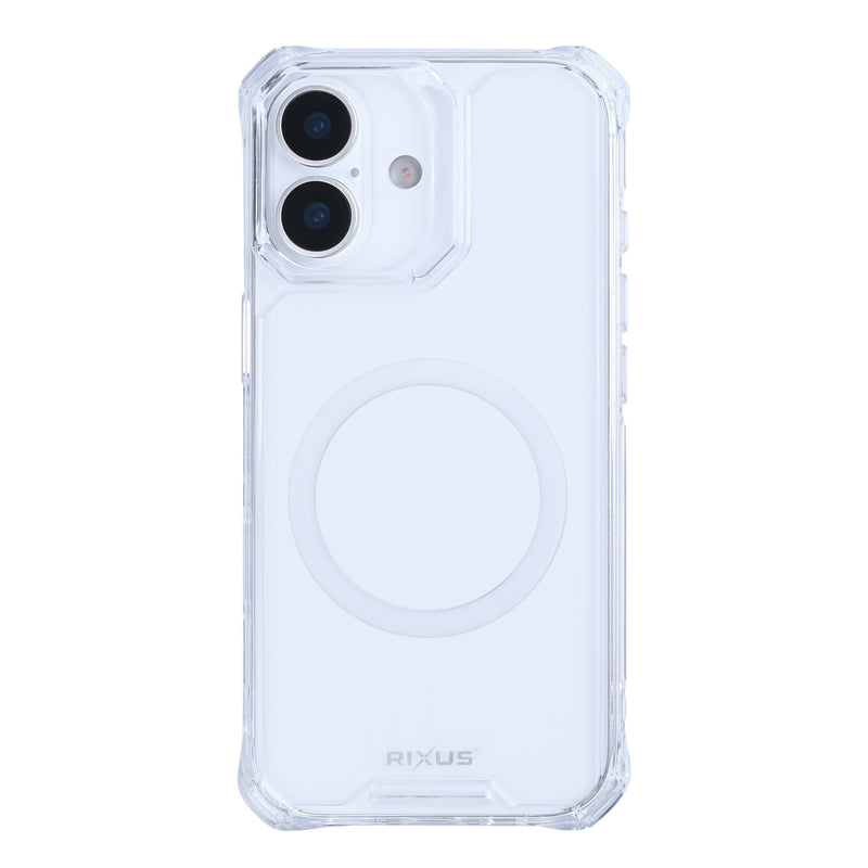 Rixus Armor-X MagSafe cover til iPhone 16 Plus – Transparent