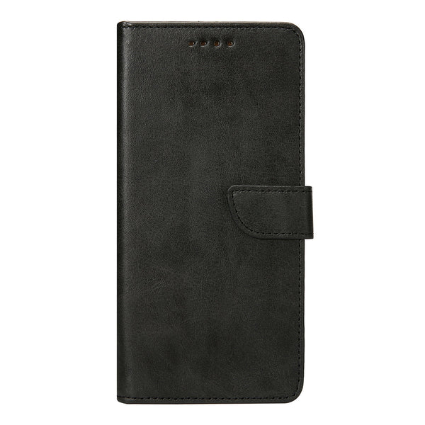 Rixus Bookcase flipcover til iPhone 16 Plus – Sort