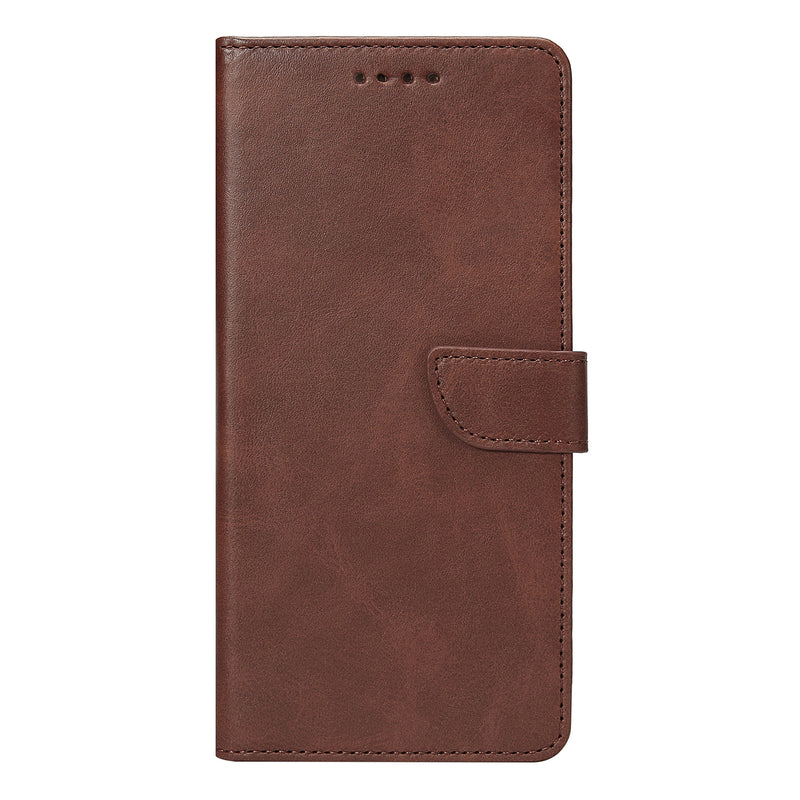 Rixus Bookcase flipcover til iPhone 17 - brun