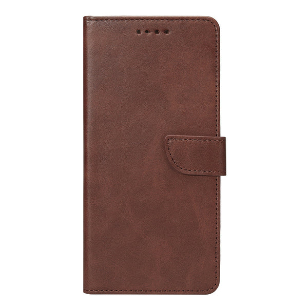 Rixus Bookcase flipcover til iPhone 17 Pro - brun