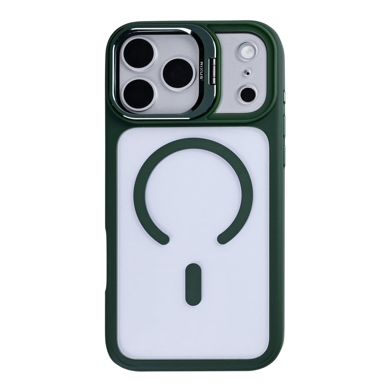 Rixus Classic 03 MagSafe cover til iPhone 17 Pro Max - mørkegrøn