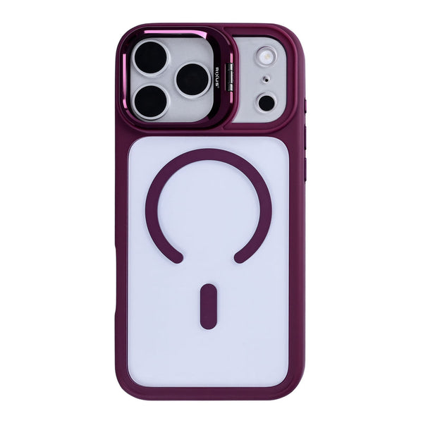 Rixus Classic 03 MagSafe cover til iPhone 17 Pro Max - mørk pink