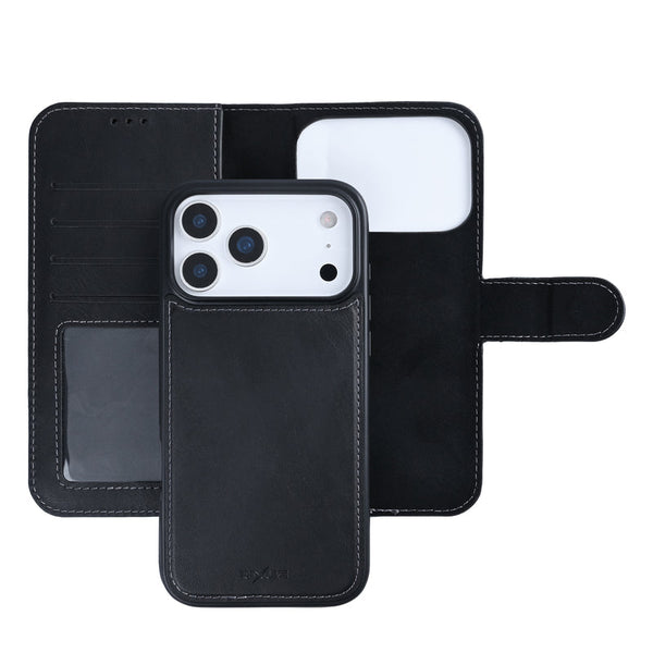 Rixus Duo 2-i-1 Magnet Wallet til iPhone 17 Pro Max - sort