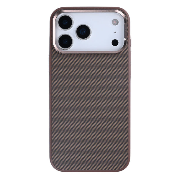 Rixus Mag Carbon MagSafe cover til iPhone 17 Pro Max - brun