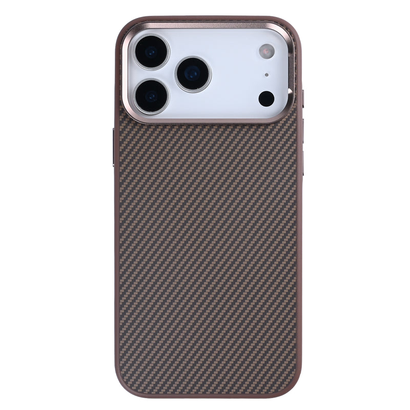 Rixus Mag Carbon MagSafe cover til iPhone 17 Pro Max - brun