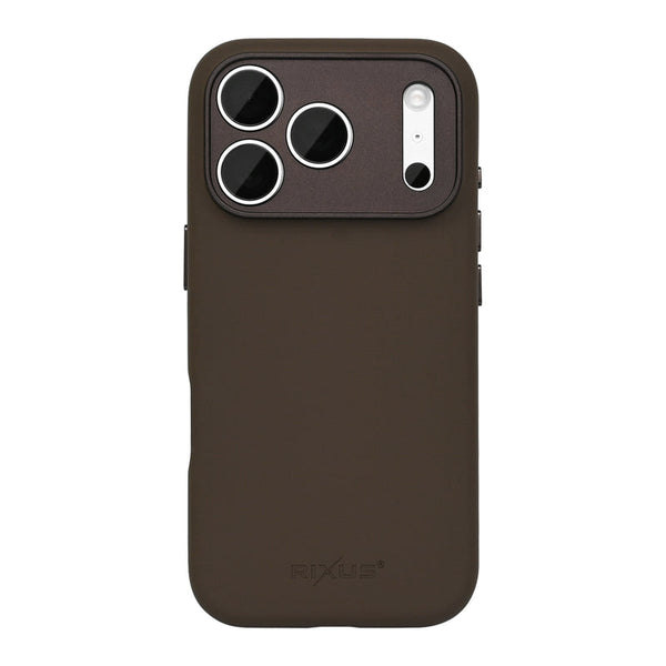Rixus ProShield cover til iPhone 17 Pro - mørkebrun