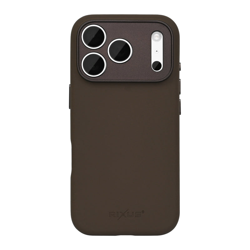 Rixus ProShield cover til iPhone 17 Pro - mørkebrun