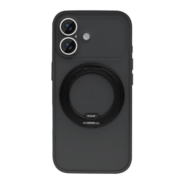 Rixus SnapGrip 360 cover til iPhone 17 - sort