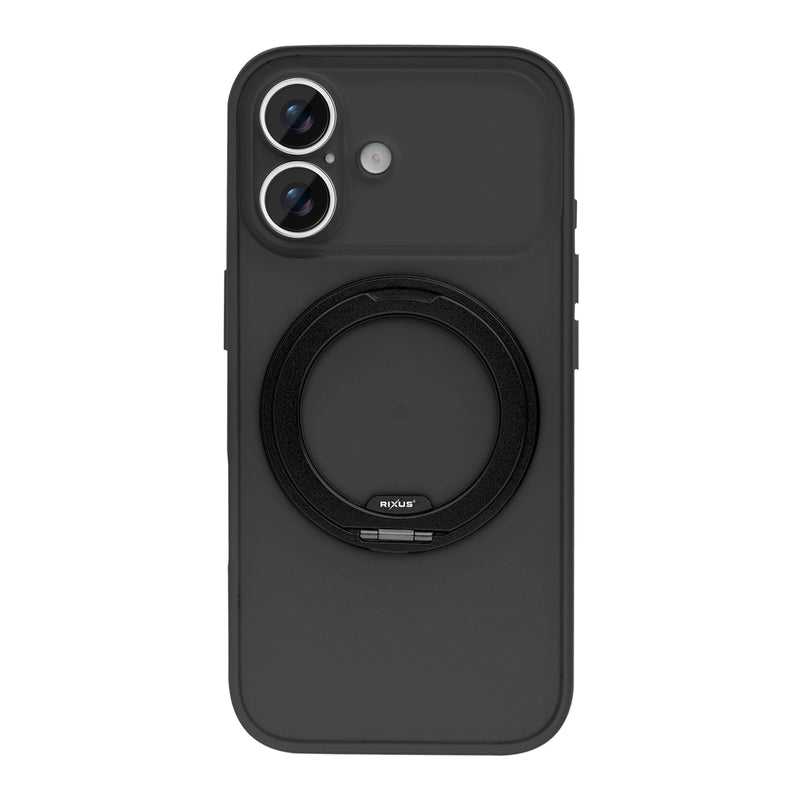 Rixus SnapGrip 360 cover til iPhone 17 - sort