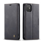 CASEME wallet cover - sort/grå  - iPhone 11