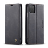 CASEME wallet cover - sort/grå  - iPhone 11