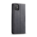 CASEME wallet cover - sort/grå  - iPhone 11