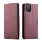 CASEME wallet cover - rødvinsrød - iPhone 11