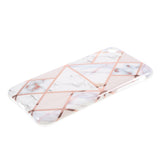 Marmor silikone cover rosa/marmor- iPhone 7/8/SE 2020